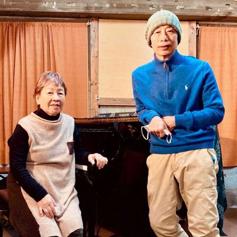 left: Naoko Nakata right: Tetsuya Nakata They are owners of Ten-On music school in Osaka City